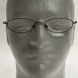 Adrienne Vittadini Titanium Eyeglasses AV8006 908 Oval Frames 51-16-135